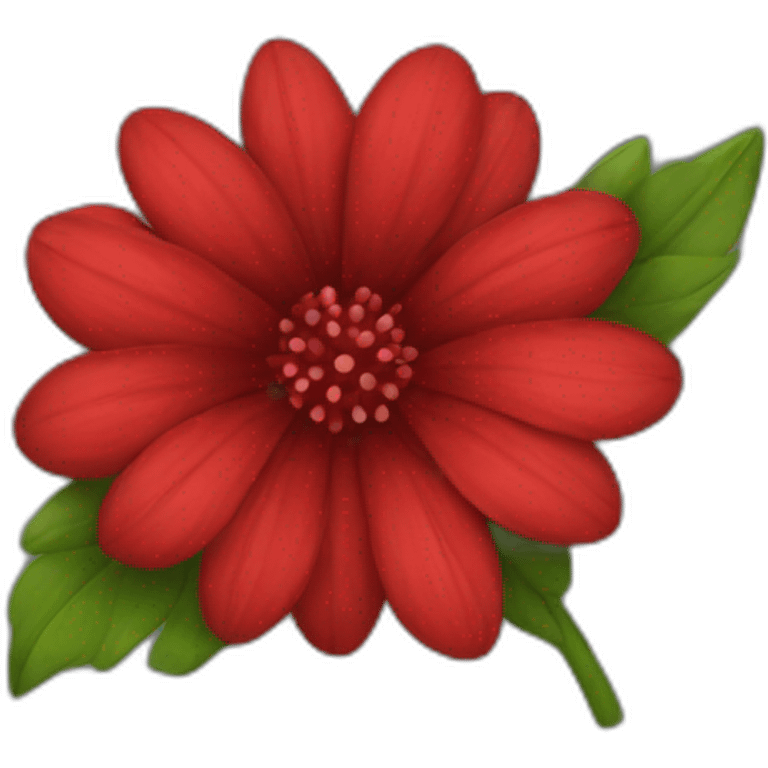 red flower emoji