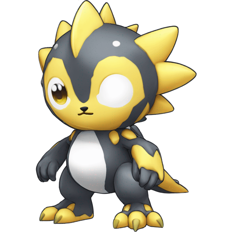 cute kawaii cool edgy shiny Digimon-Fakemon-animal full body emoji