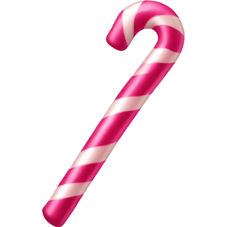 Pink candy cane emoji