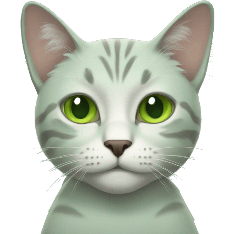 green cat emoji