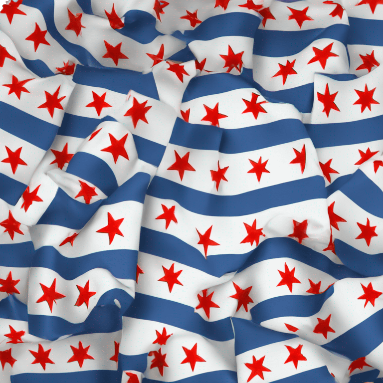 Chicago flag emoji