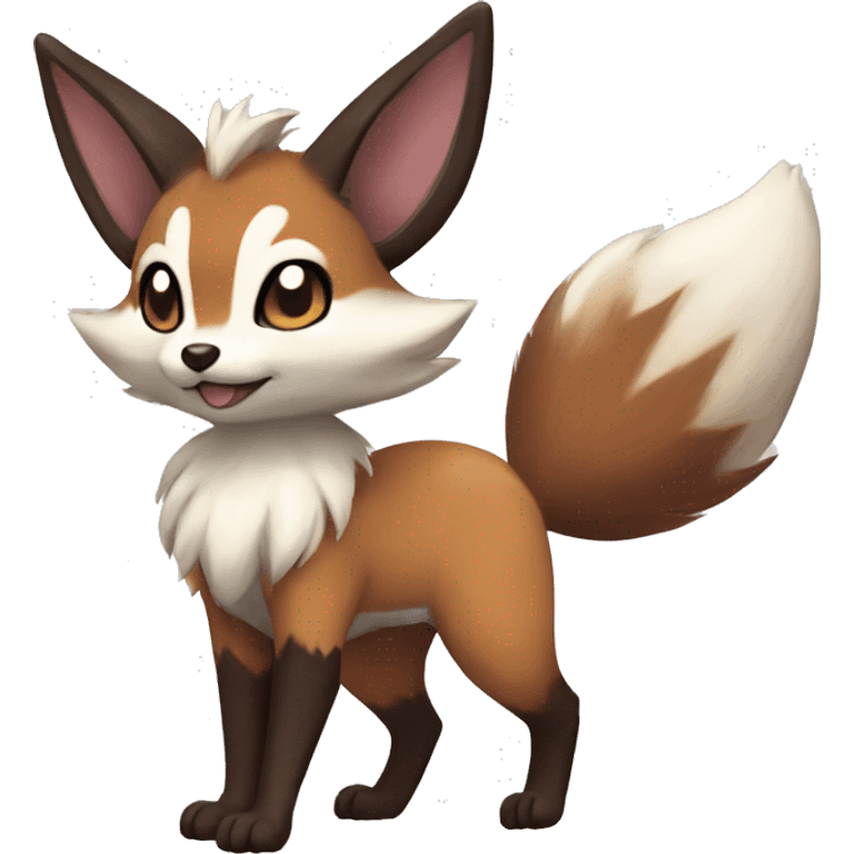 Furret Eevee Lycanroc emoji