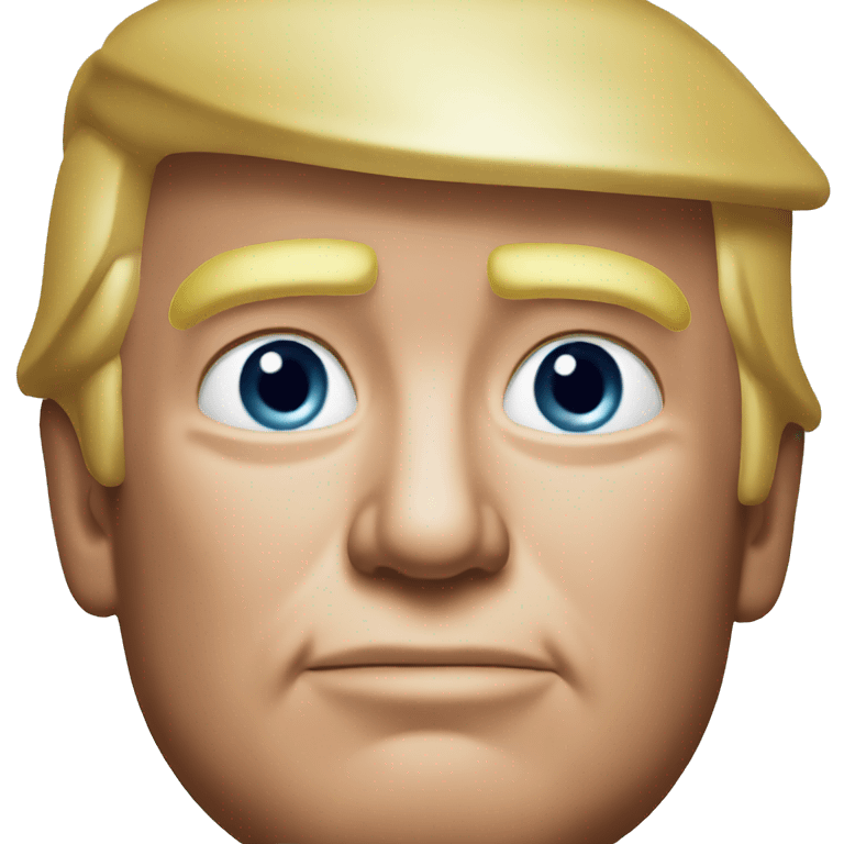 Donald trump as a emoji