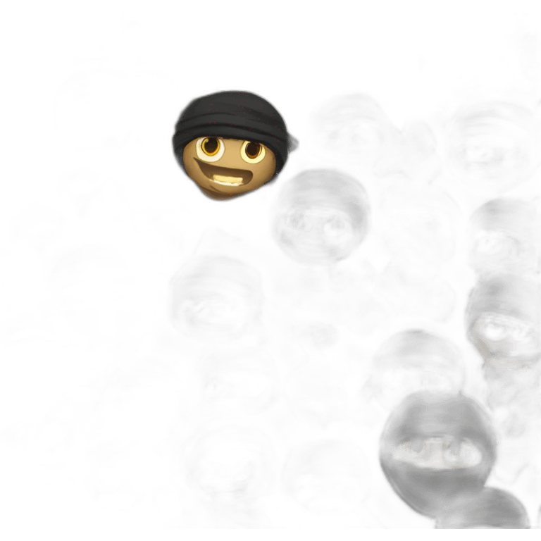 Black ninja emoji