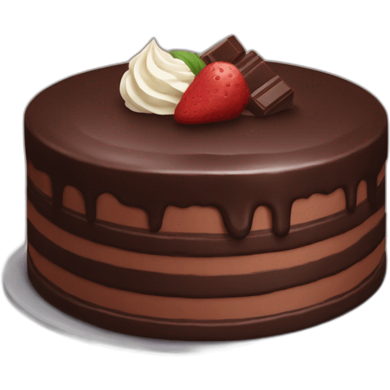 Chocolate cake  emoji