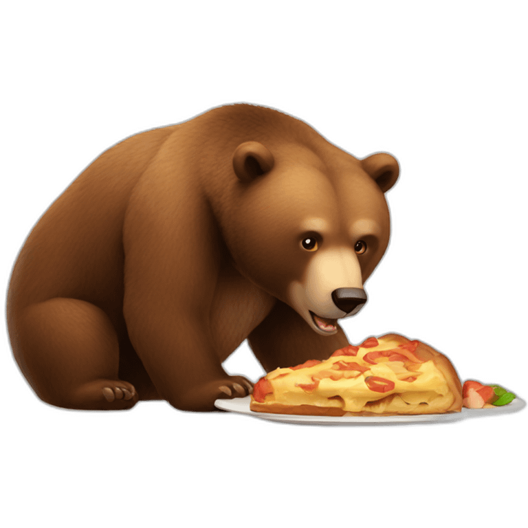 hungry bear emoji