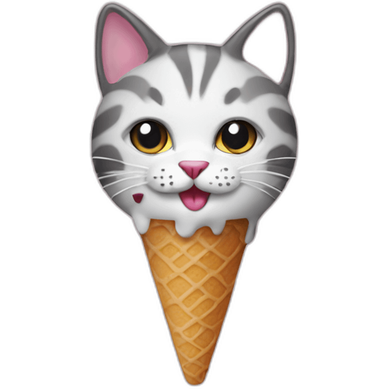 cat ice cream emoji