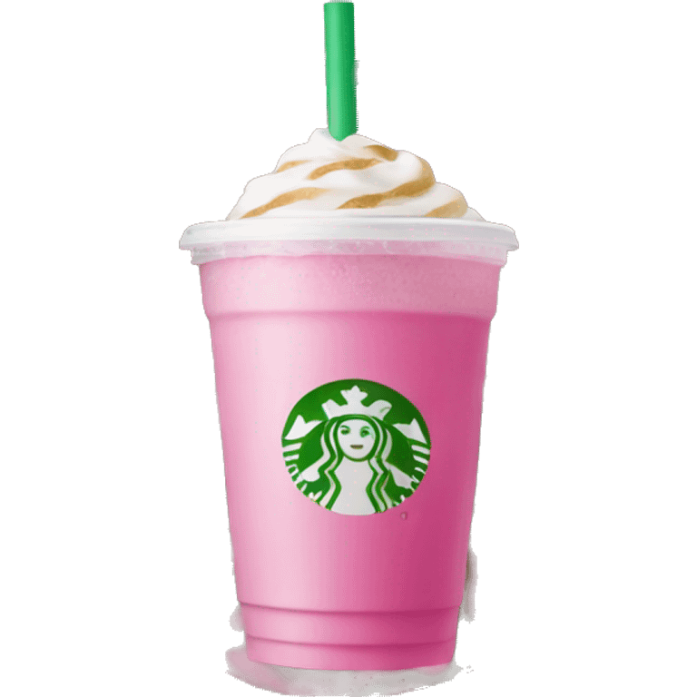 Starbucks pink drink emoji