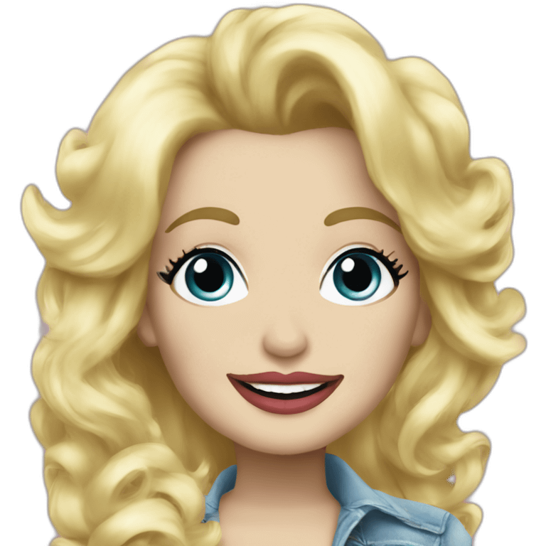 Dolly Parton you're welcome emoji