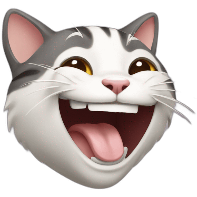 cat laughing emoji