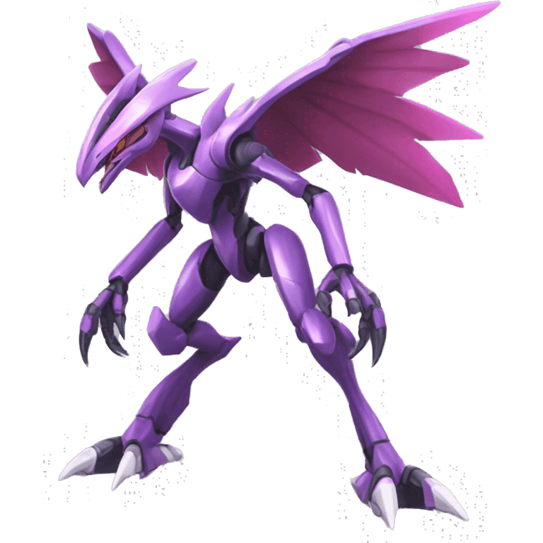  cool edgy shiny Palkia-Genesect-Raptor full body emoji