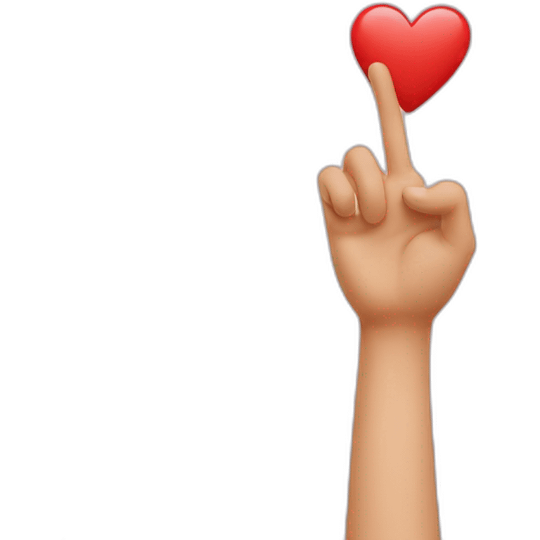 Sign of love with fingers emoji