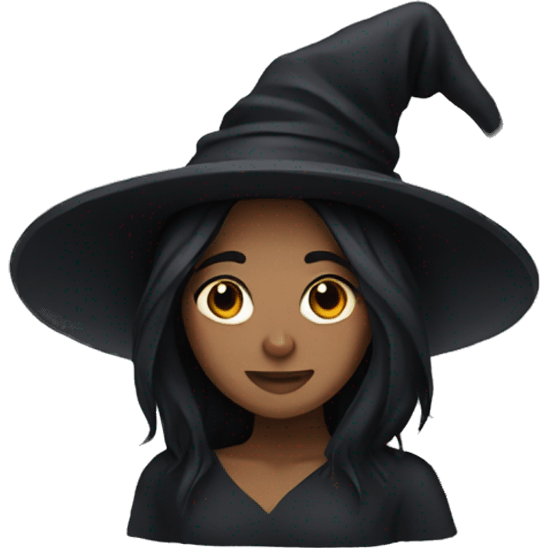 witch with black hair emoji