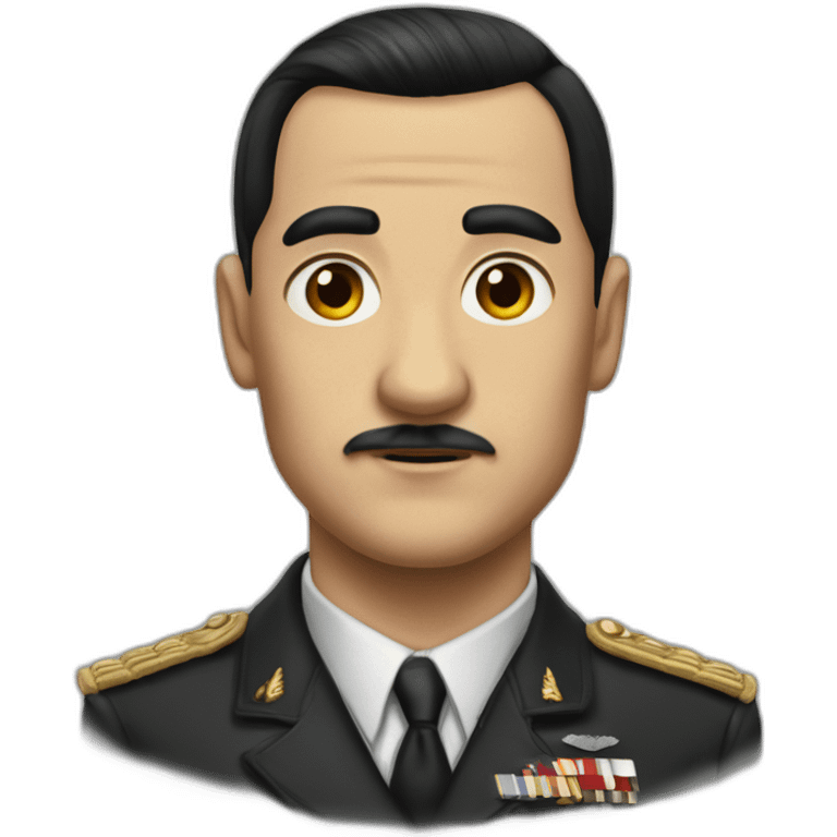 Adolf 1943 black hair emoji