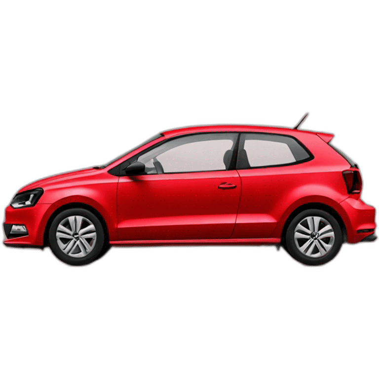 volkswagen Polo red emoji