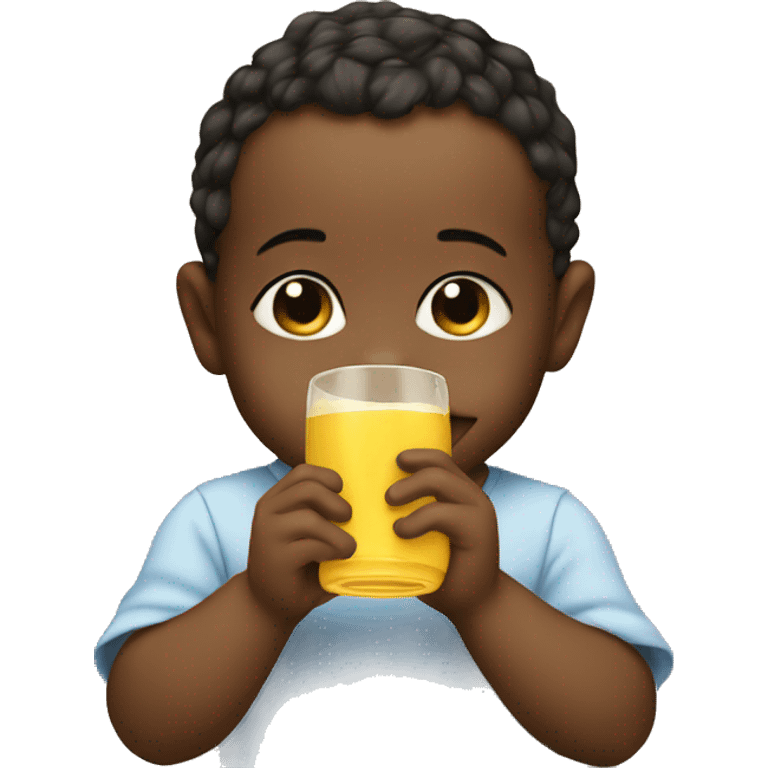 Baby drinking  emoji