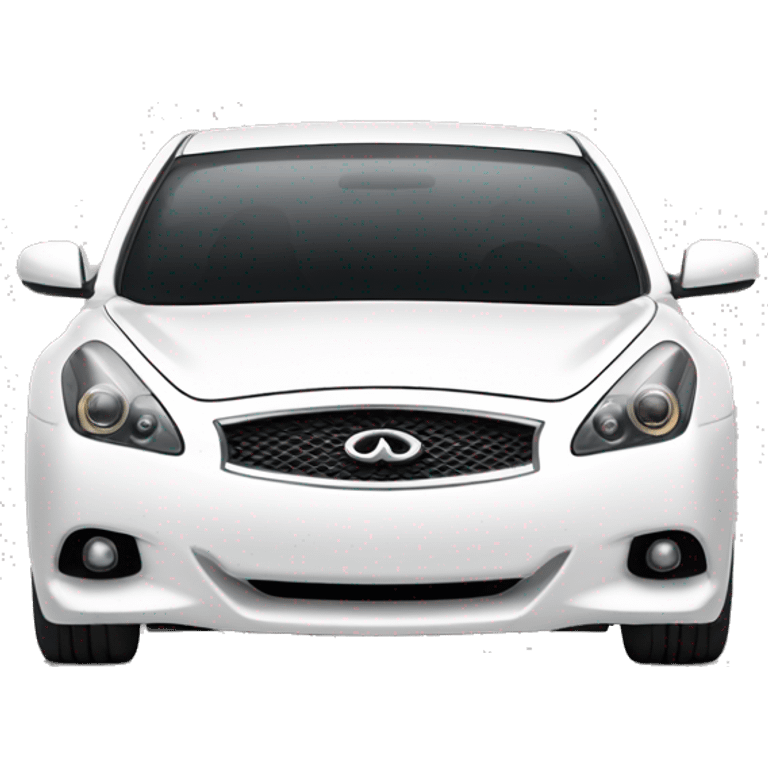 white infiniti sports car emoji