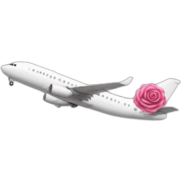 Avion rose emoji