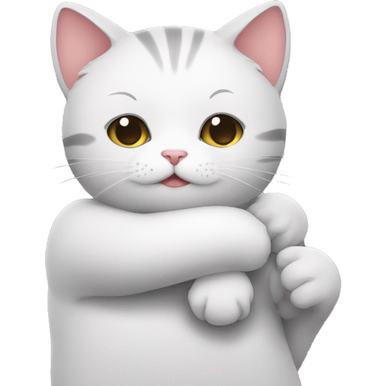 hug cat emoji