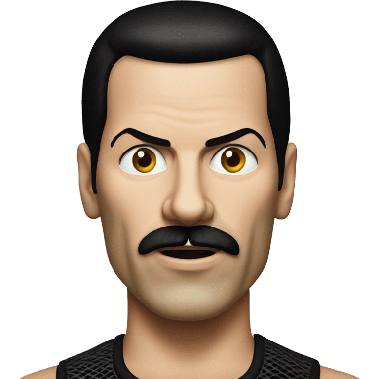 Freddie Mercury doesn't like emoji