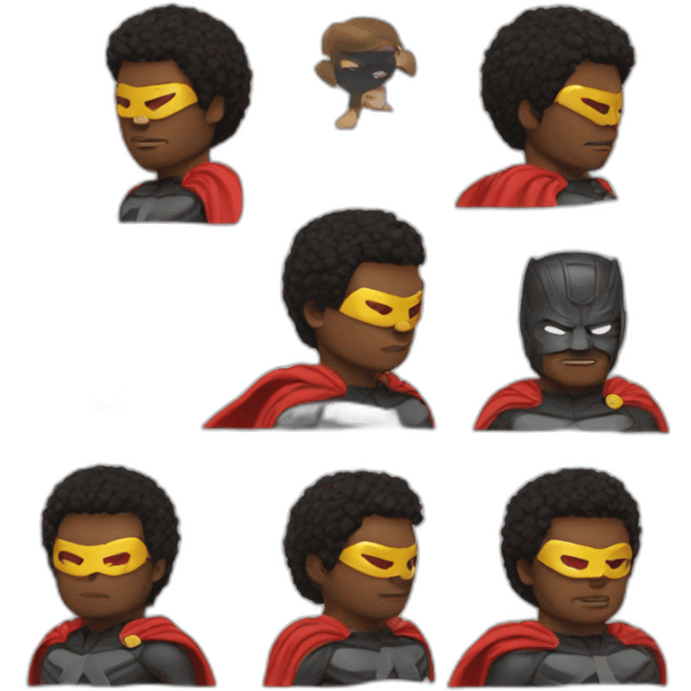 superhero emoji