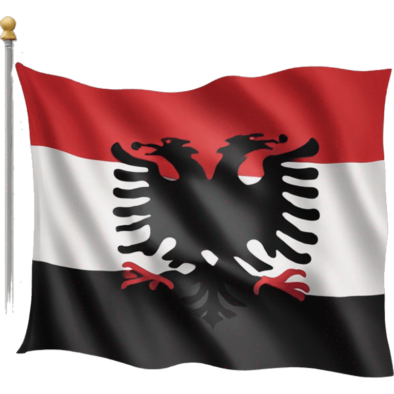 Flag of albania but very cool and epic emoji