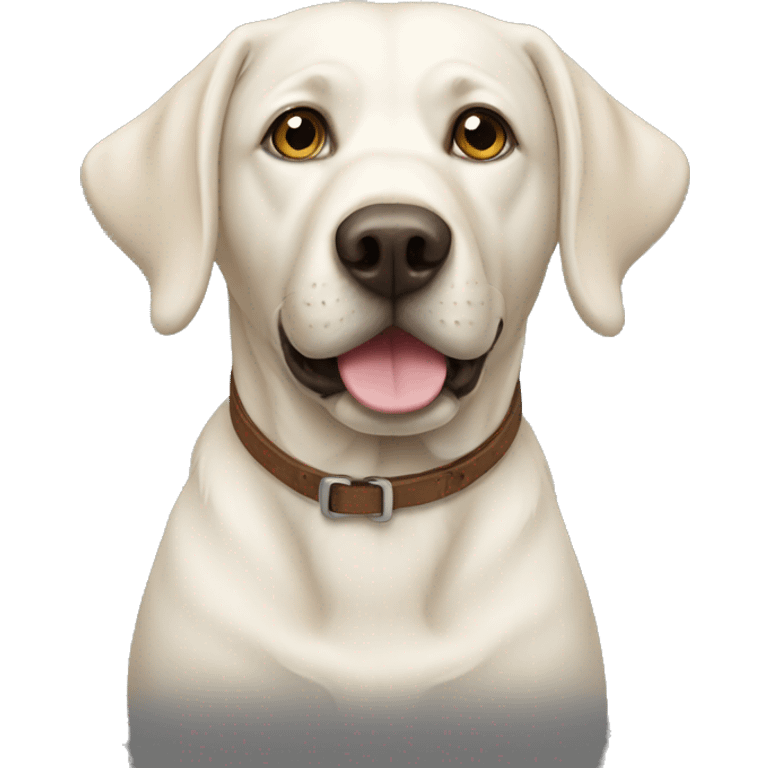 White Labrador  emoji