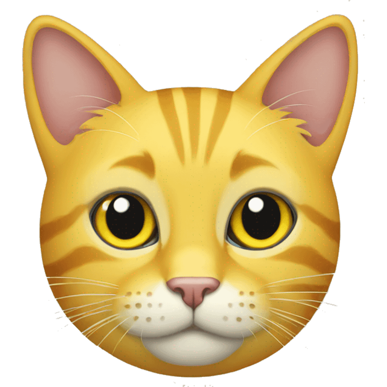 Yellow cat emoji