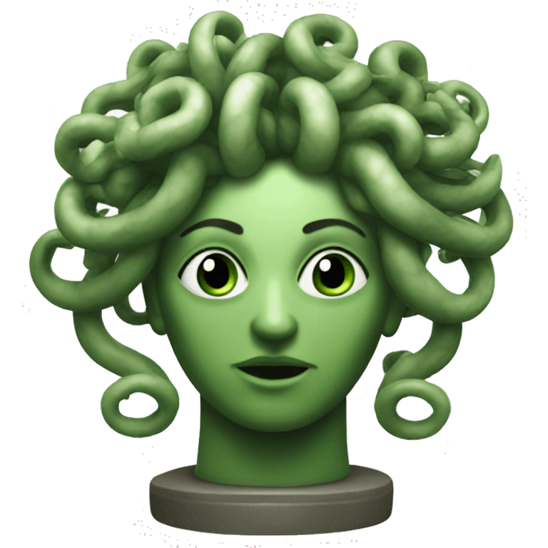 Medusa statue  emoji