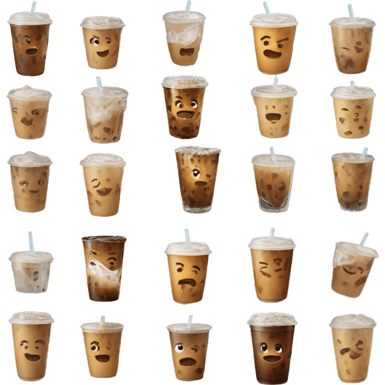 Iced coffe emoji