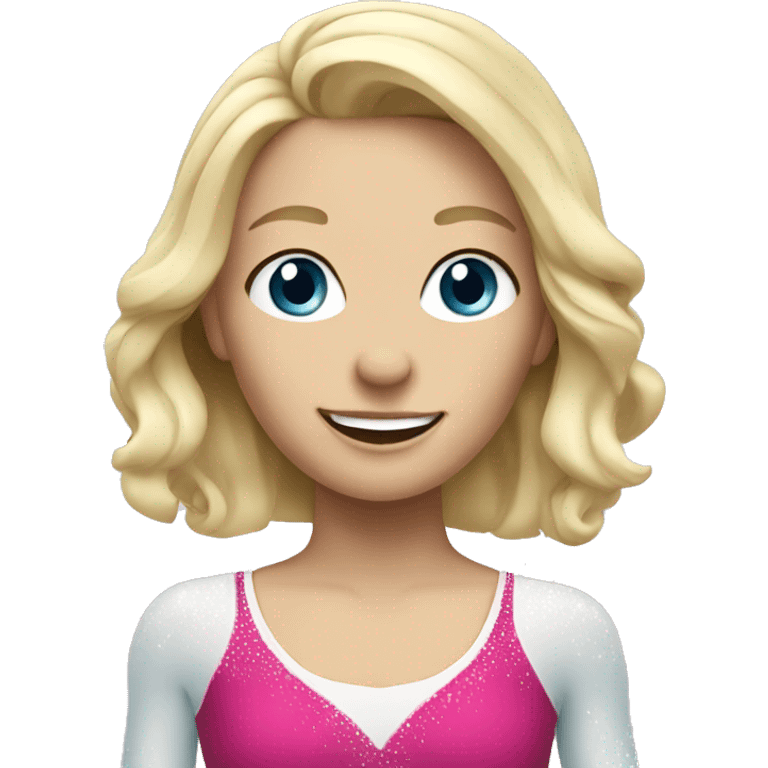 Blonde figure skater emoji