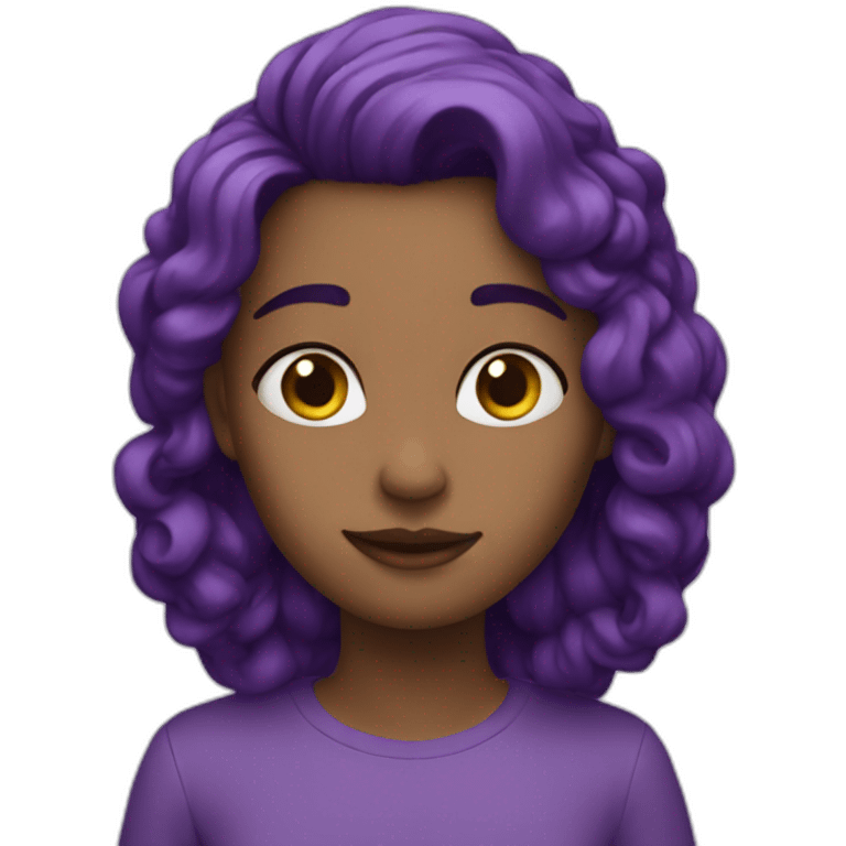 Violet (me) emoji