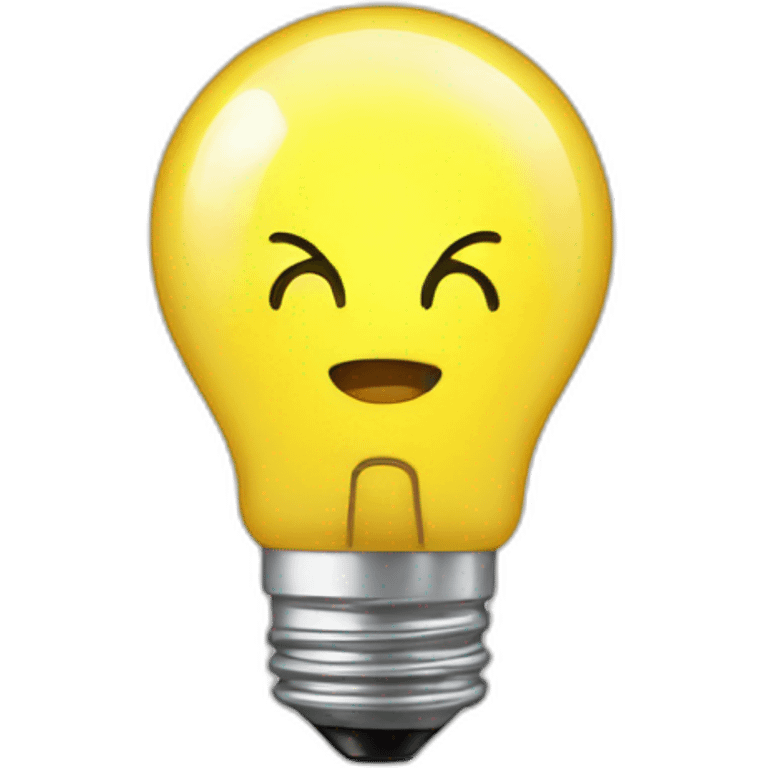 Light bulb emoji