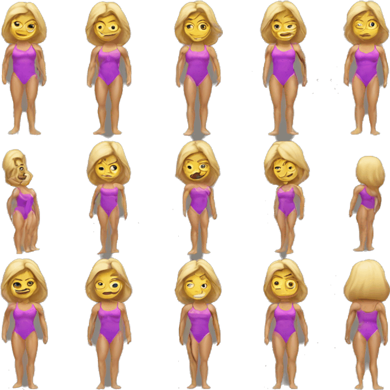 female bodybuilder emoji emoji