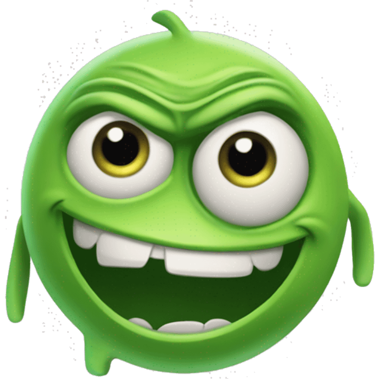 Mike Wazowski from Monsters Inc. with one eye emoji