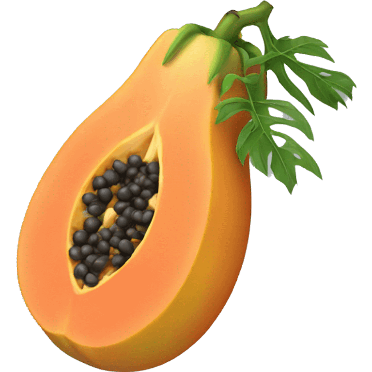 Papaya emoji