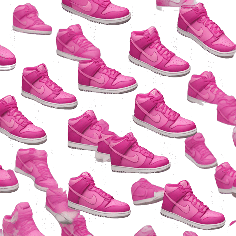 pink Nike dunks  emoji