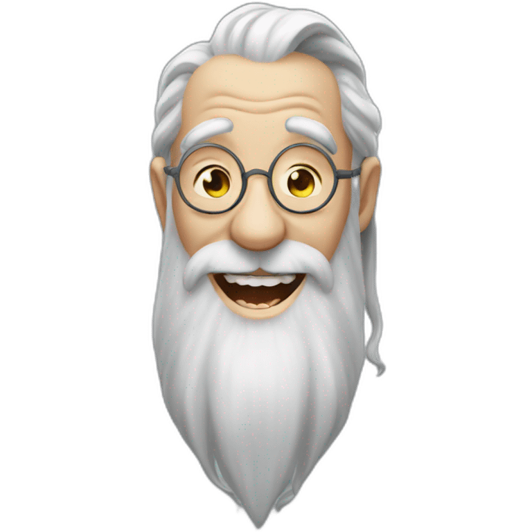 dumbledore laughing emoji