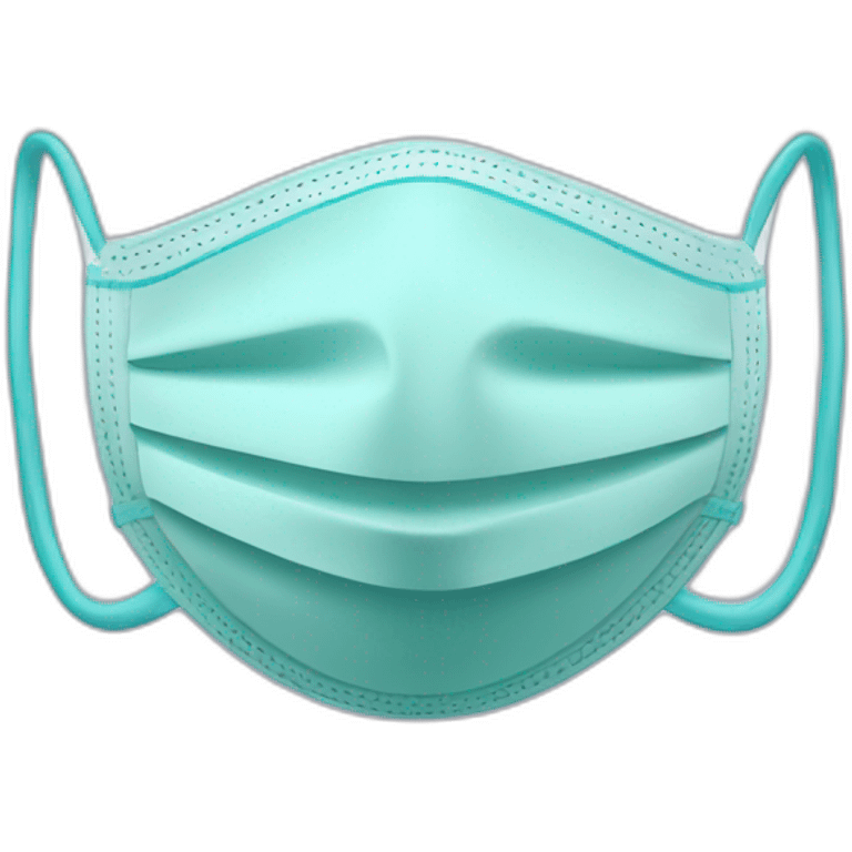 Antiseptic and medical mask emoji