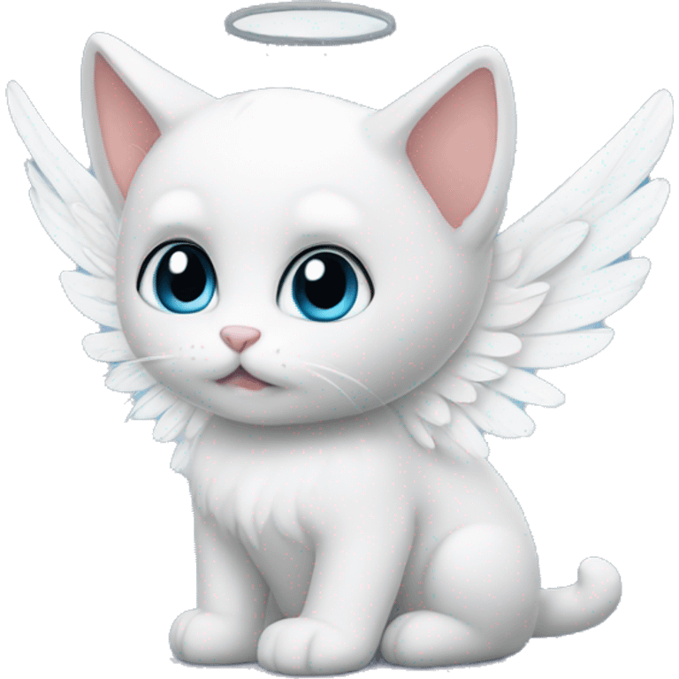 angel kitty emoji