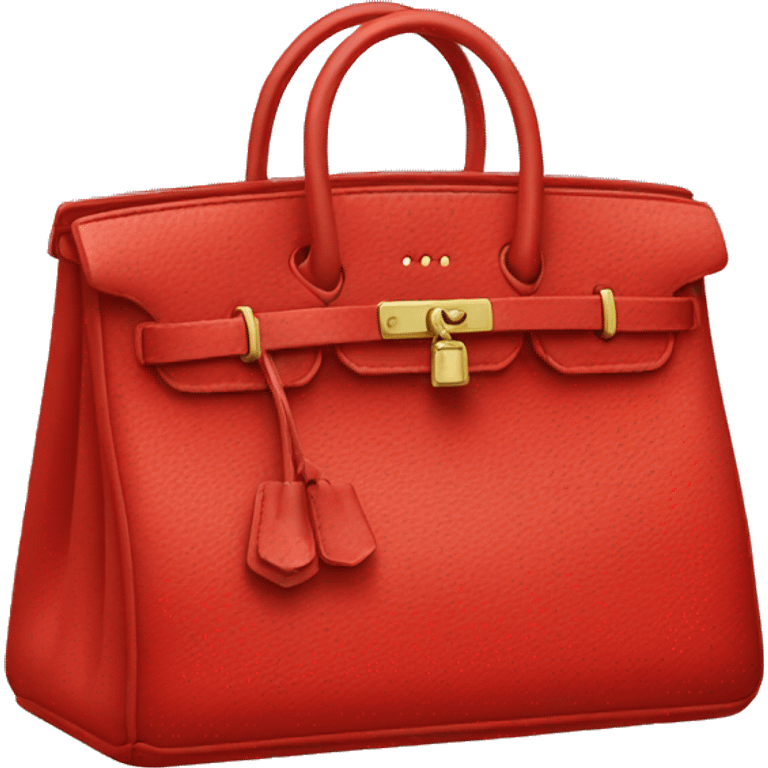 Birkin bag red emoji