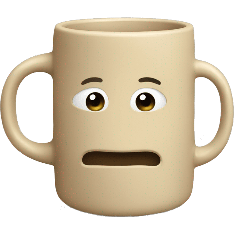 Beige mug emoji