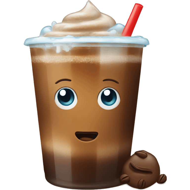 Iced coffe emoji