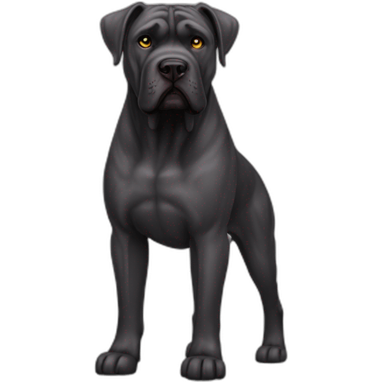 Dog Cane Corso full body emoji