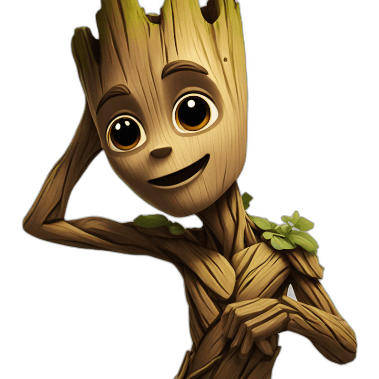 groot clin d'œil emoji