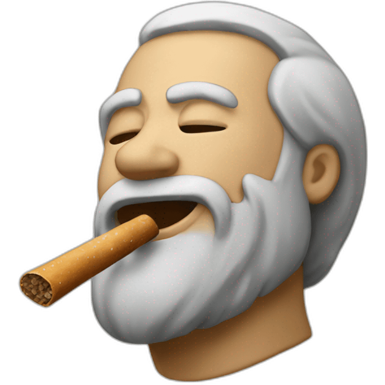 Stone smoker emoji