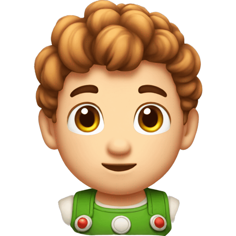 Cute baby mario emoji