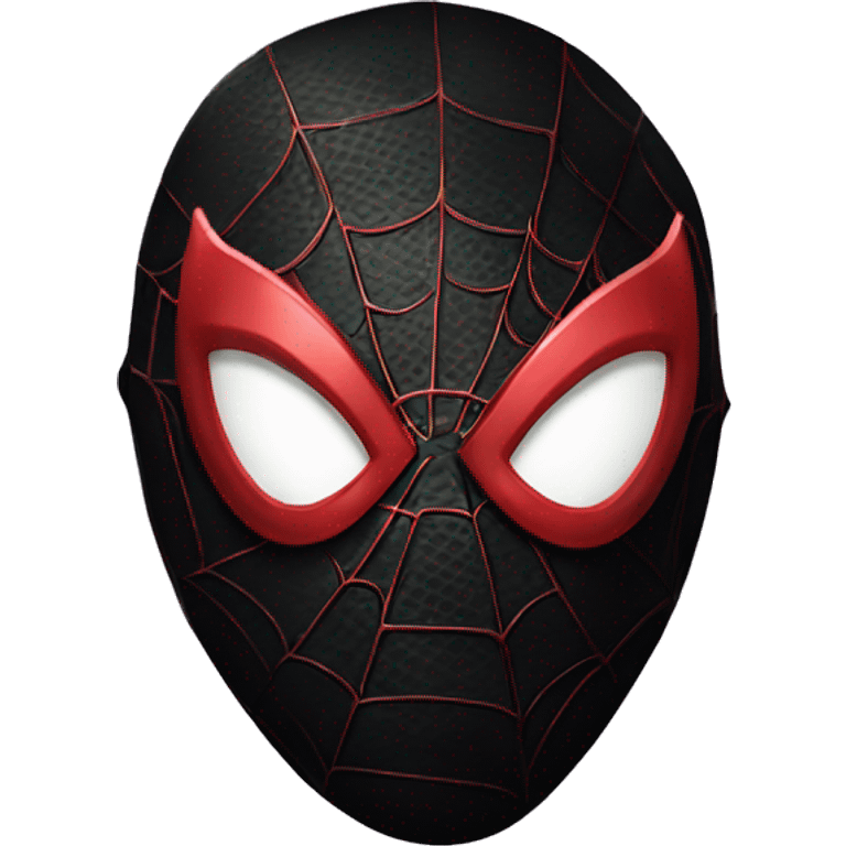 Miles Morales Spiderman with mask emoji