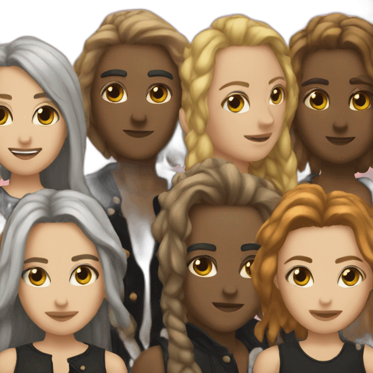 maneskin group emoji