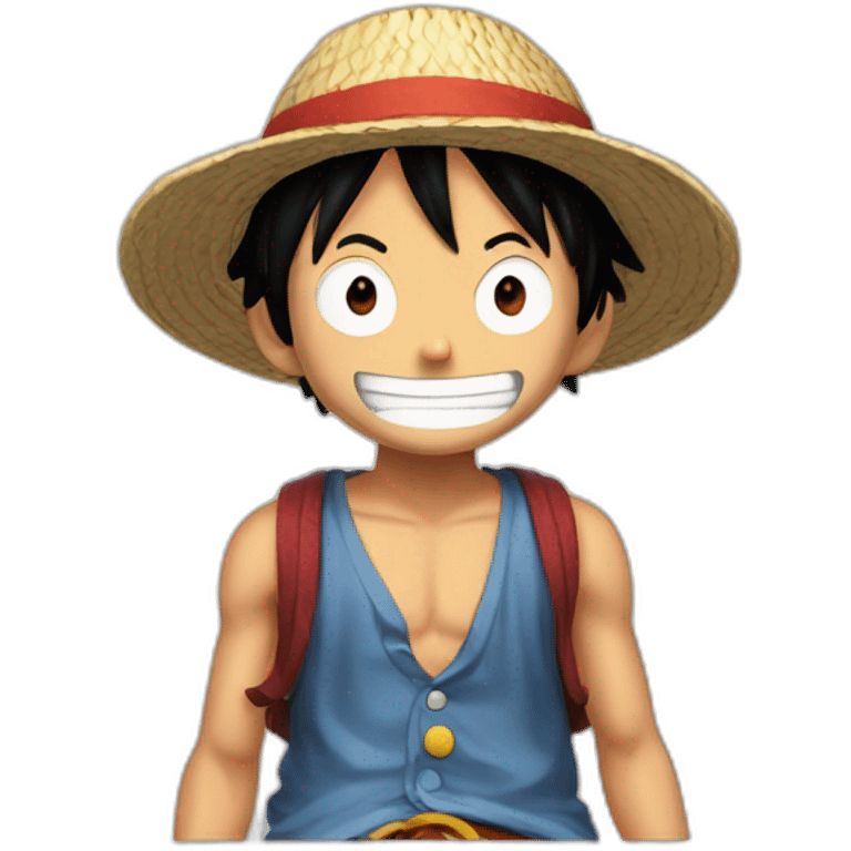 Luffy qui rigole  emoji